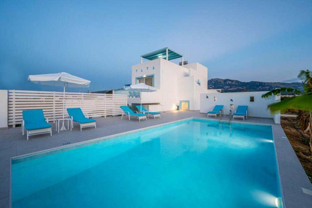 Xenos Villa 6 With A Private Pool Near The Sea Tigaki 外观 照片