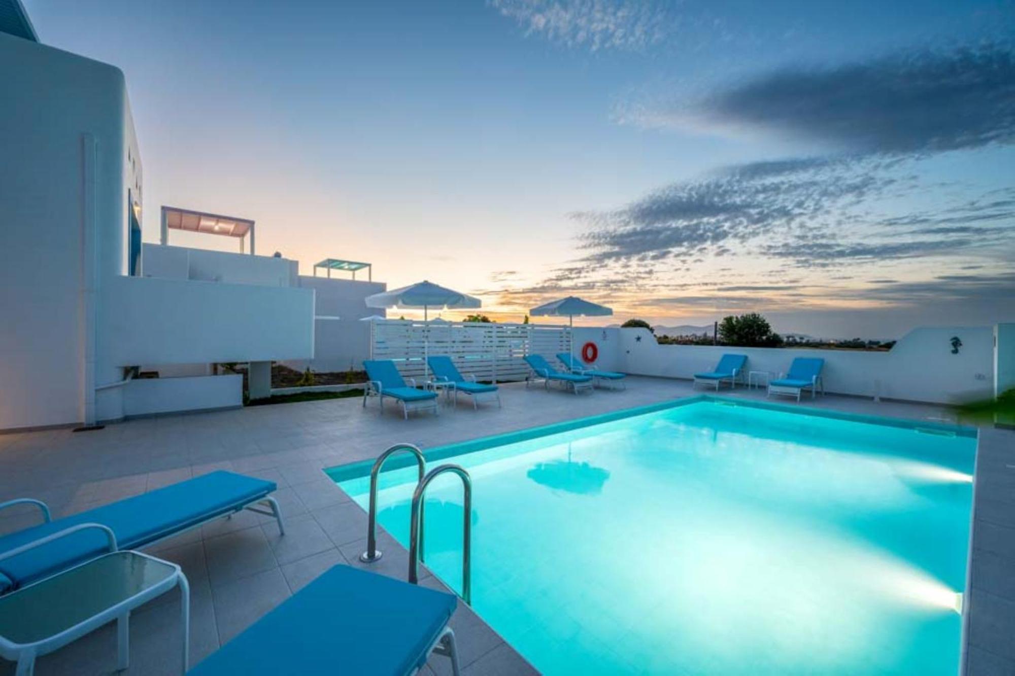 Xenos Villa 6 With A Private Pool Near The Sea Tigaki 外观 照片